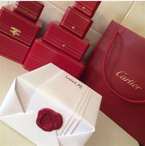 emballage cartier|cartier delivery packaging.